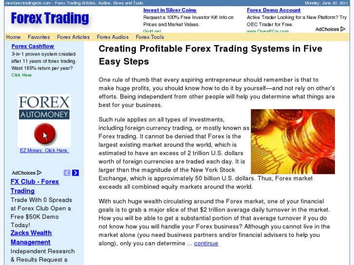 www.newforextradingsite.com