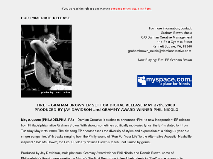 www.grahambrownmusic.com