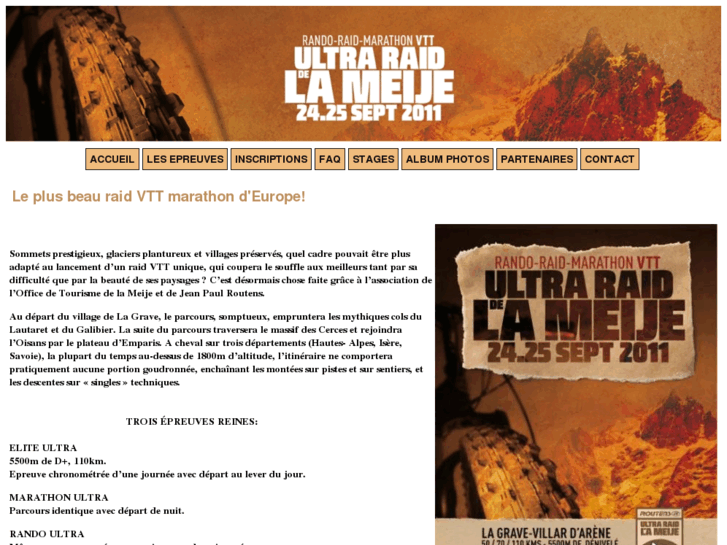 www.ultraraidlameije.fr