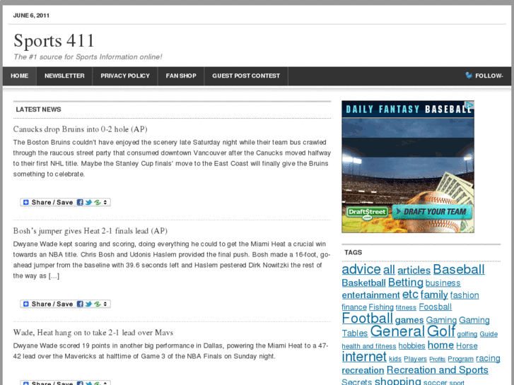 www.sports-411.com