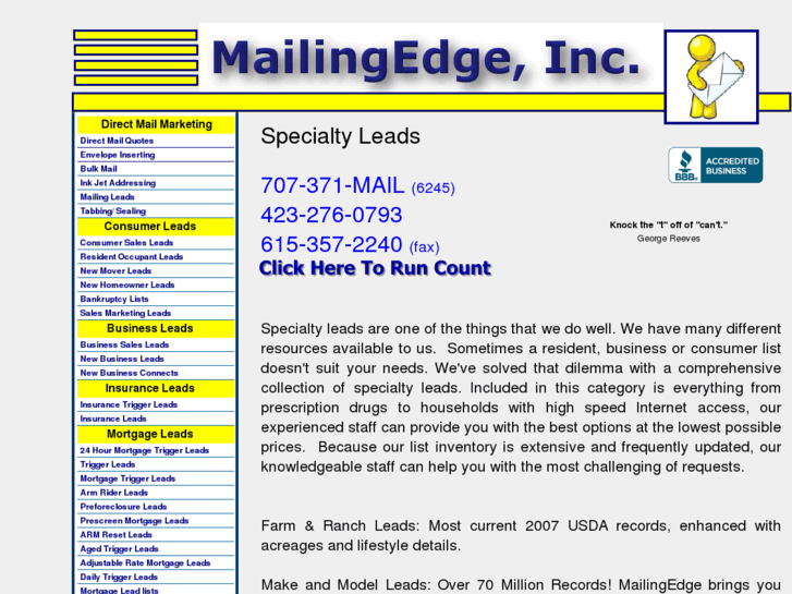 www.specialtyleads.net
