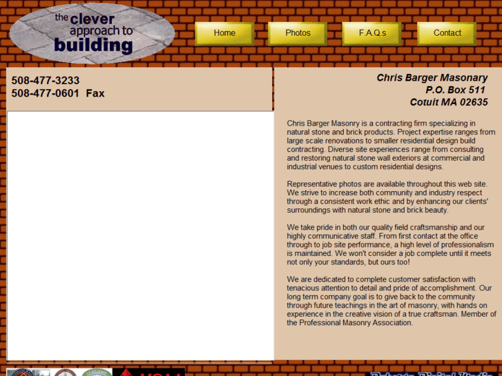 www.chrisbargermasonry.com