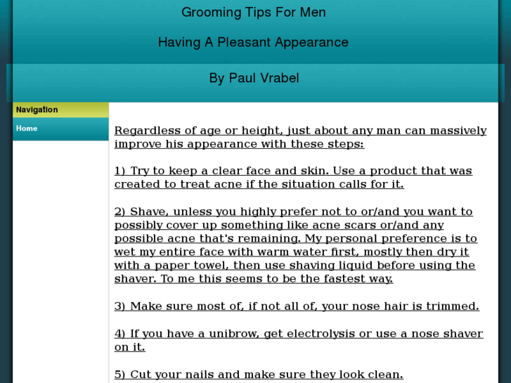 www.grooming-tips-for-men-having-a-pleasant-appearance.com
