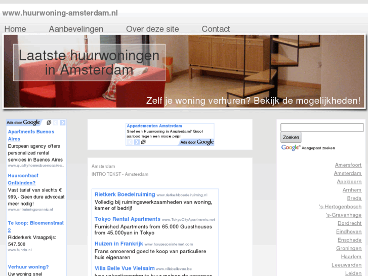 www.huurwoning-amsterdam.nl