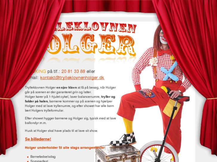 www.trylleklovnenholger.dk