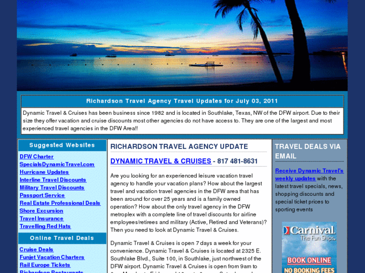 www.richardsontravelagency.com