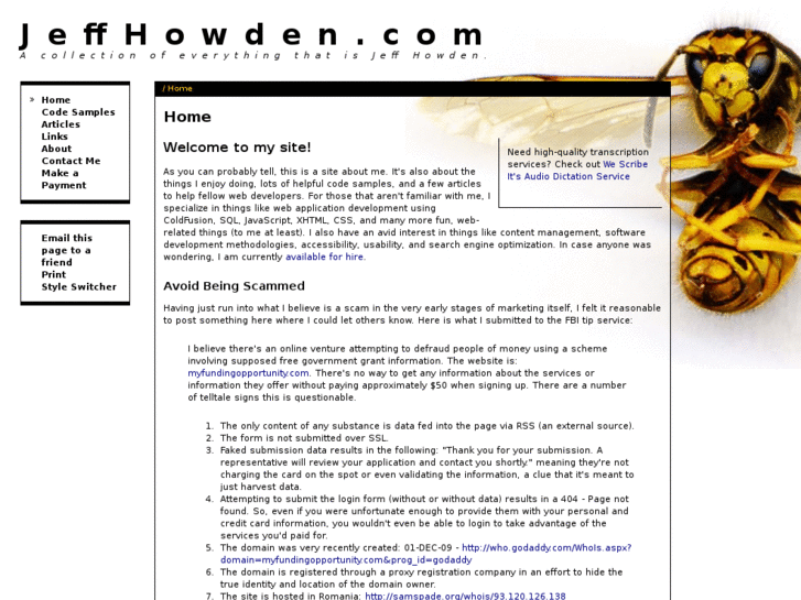 www.jeffhowden.com