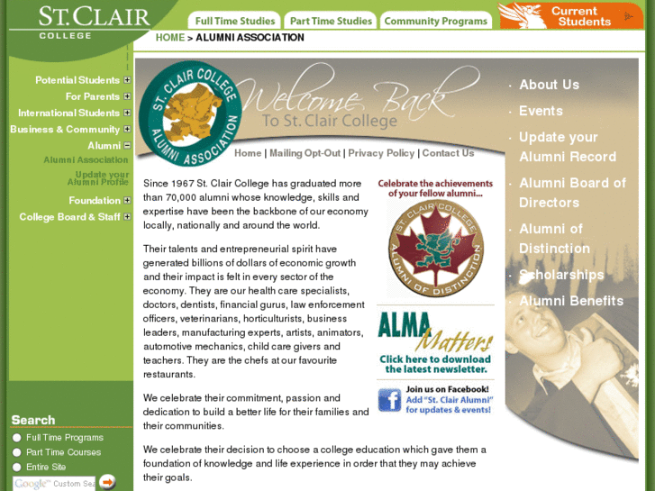 www.stclairalumni.com