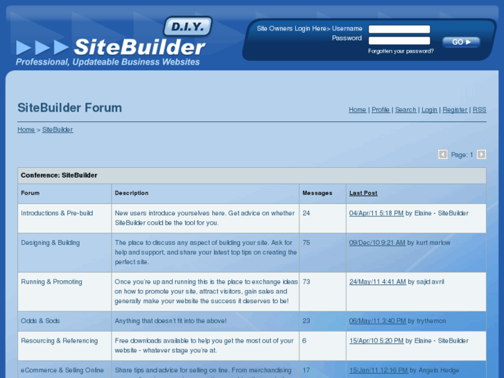 www.sitebuilderforum.com