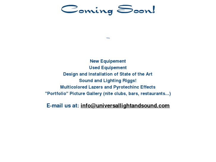 www.universallightandsound.com