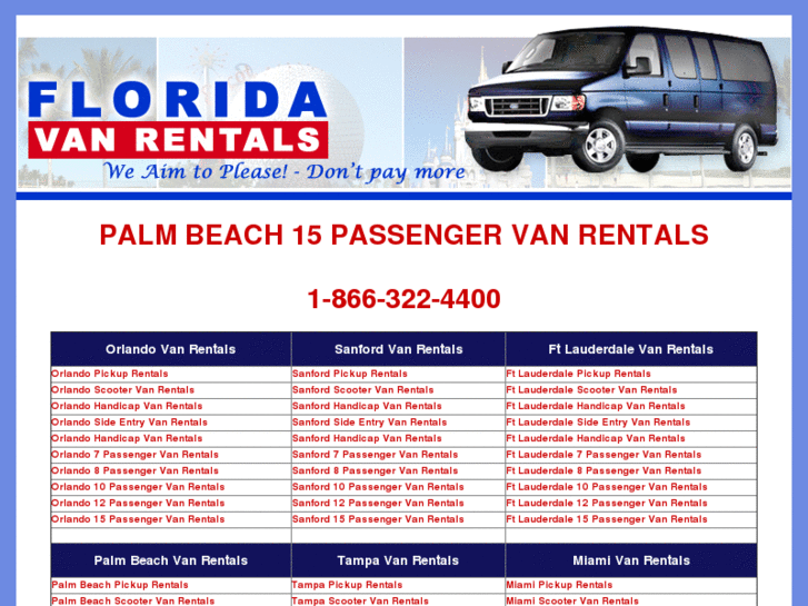 www.palmbeach15passengervanrentals.com