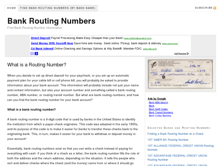 www.bankroutingnumber.net