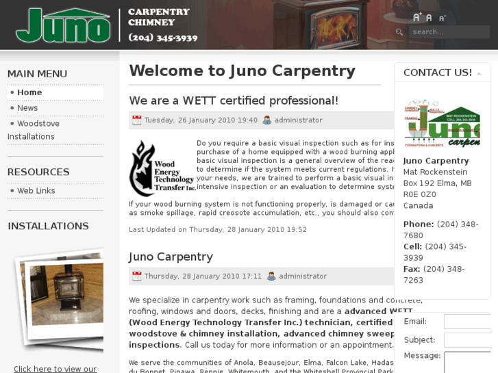www.junocarpentry.com