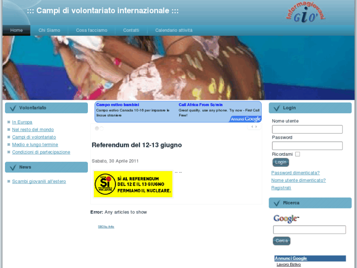www.campidivolontariato.org