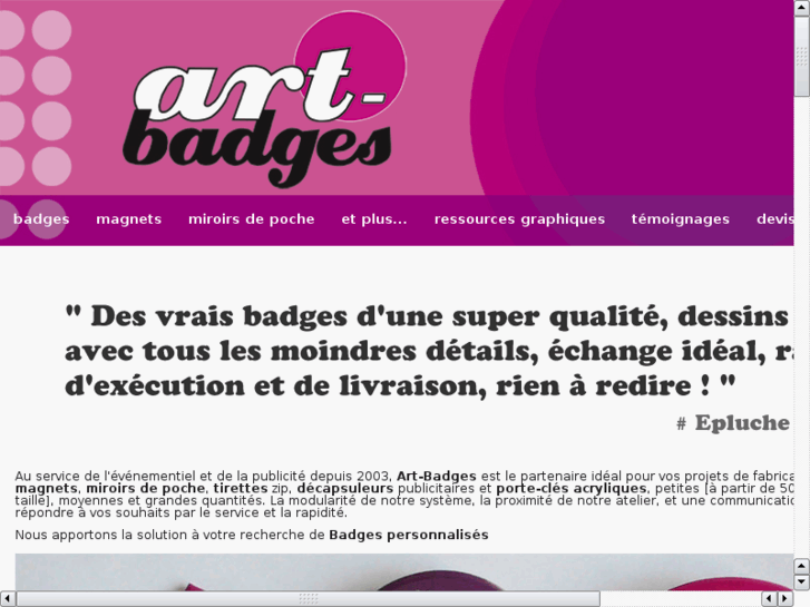 www.badges-promotionnels.com