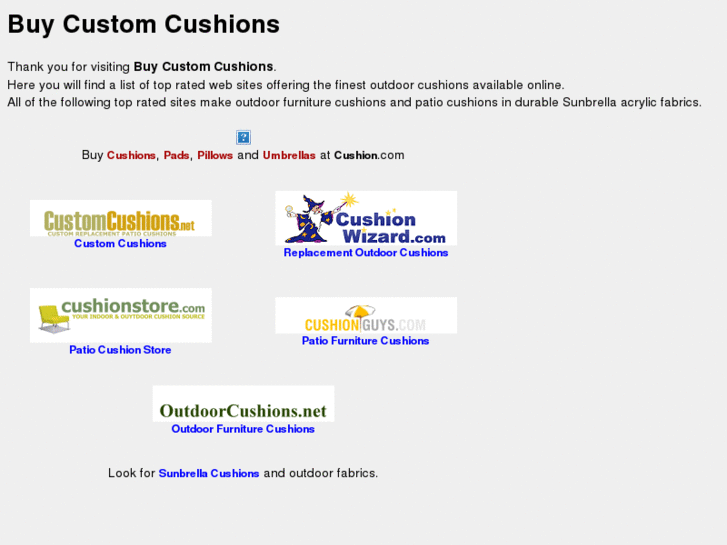 www.buycustomcushions.com