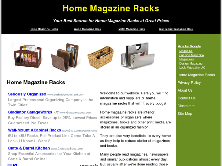 www.homemagazineracks.net