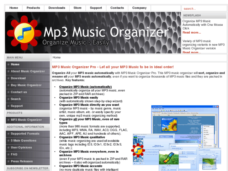 www.mp3musicorganizer.net