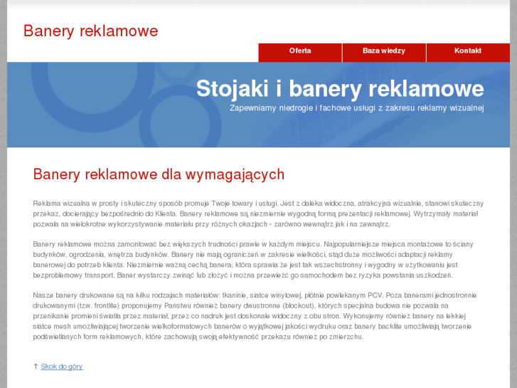 www.banery-reklamowe.waw.pl