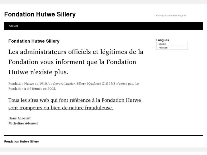 www.fondation-hutwe.com
