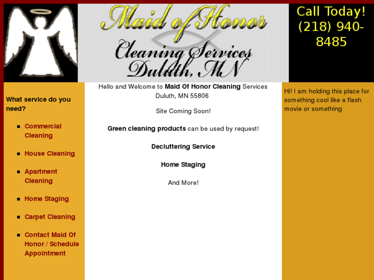 www.maidofhonorcleaning.net