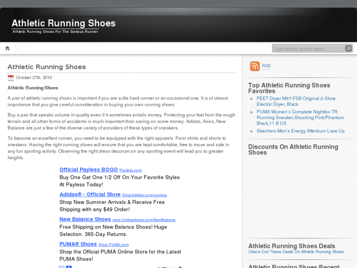 www.athleticrunningshoes.org
