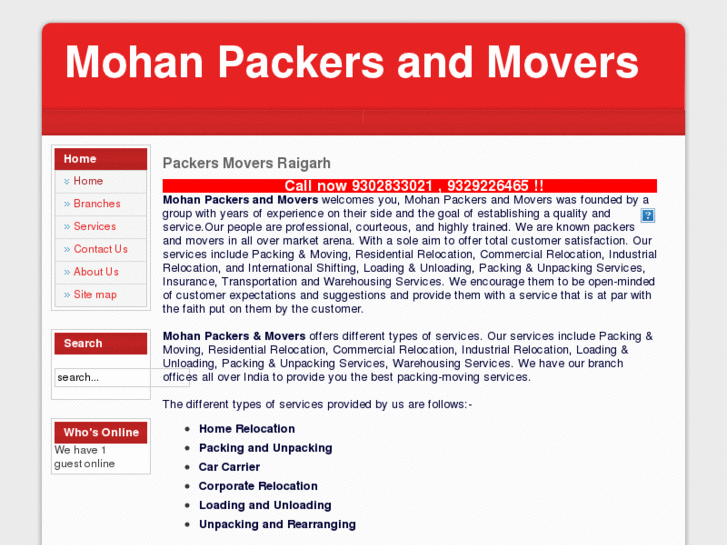 www.packersmoversraigarh.com