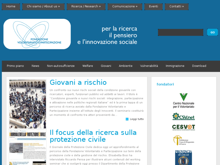 www.volontariatoepartecipazione.net