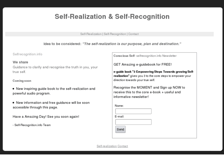 www.selfrecognition.info