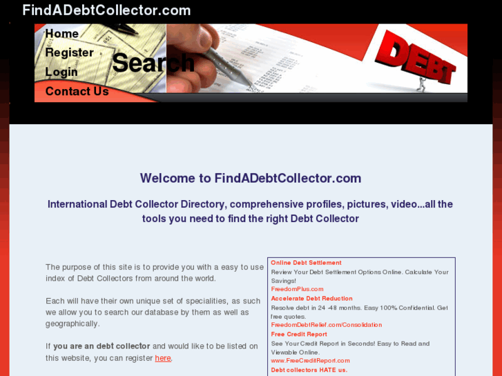 www.findadebtcollector.com