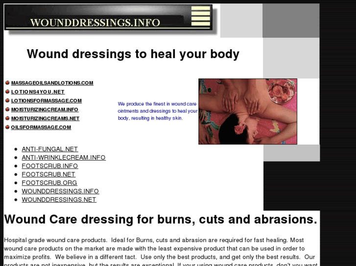 www.wounddressings.info