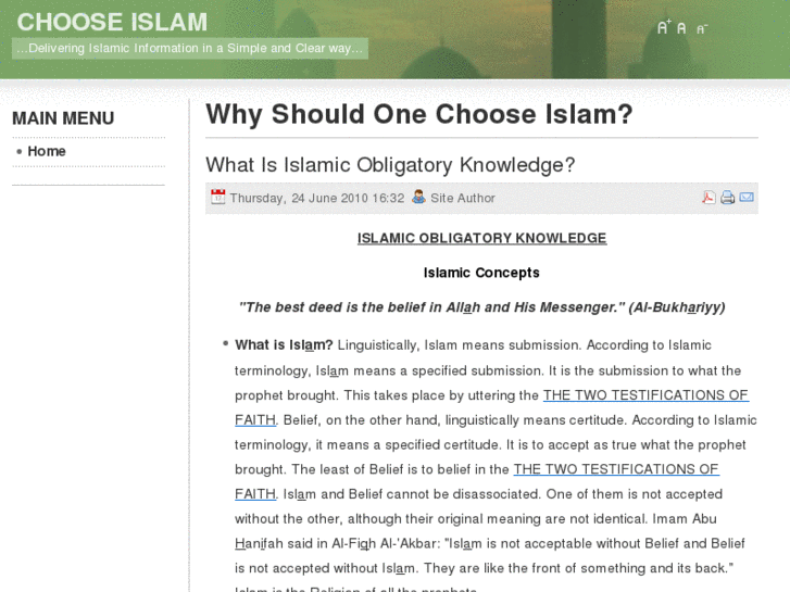 www.chooseislam.info