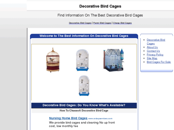 www.decorative-bird-cages.net