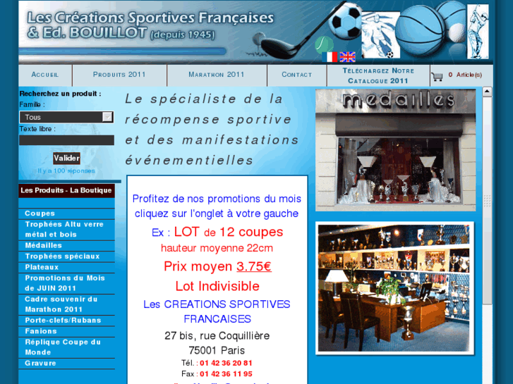 www.creations-sportives-francaises.com