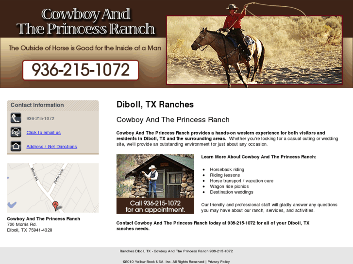 www.cowboyandtheprincessranch.com
