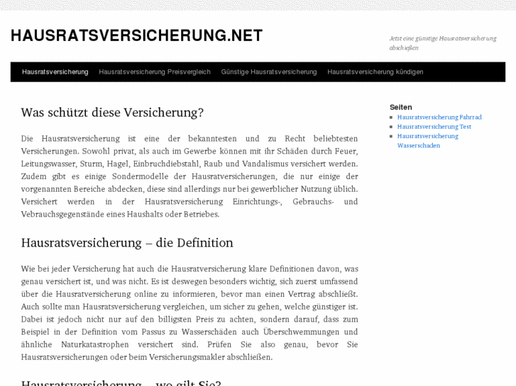 www.hausratsversicherung.net