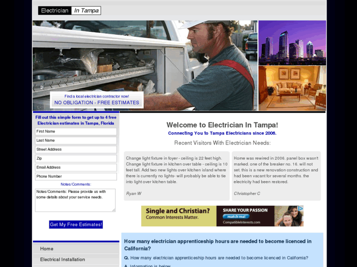 www.electricianintampa.com
