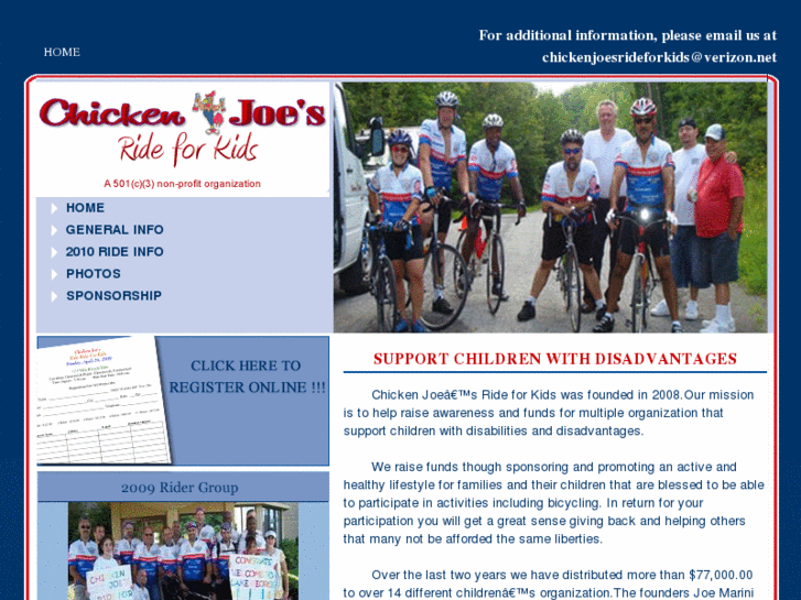 www.chickenjoesrideforkids.org