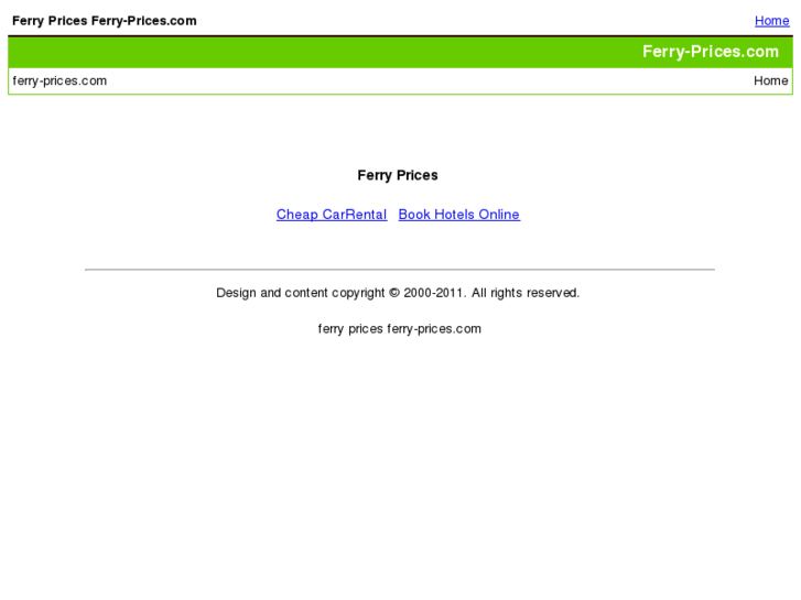 www.ferry-prices.com