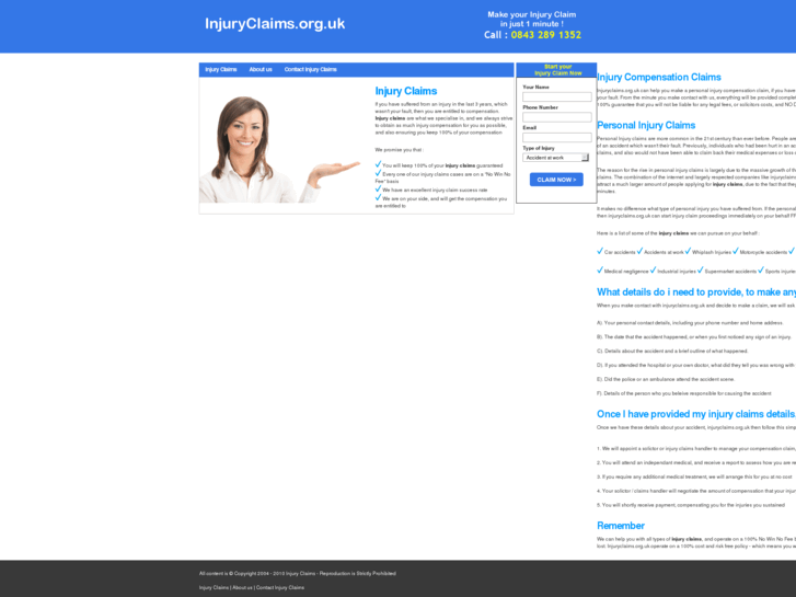 www.injuryclaims.org.uk