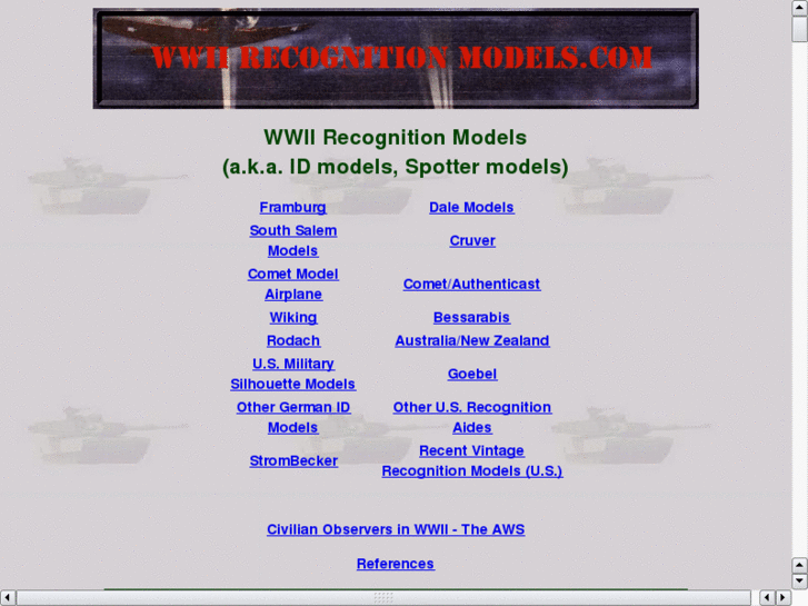 www.wwiirecognitionmodels.com