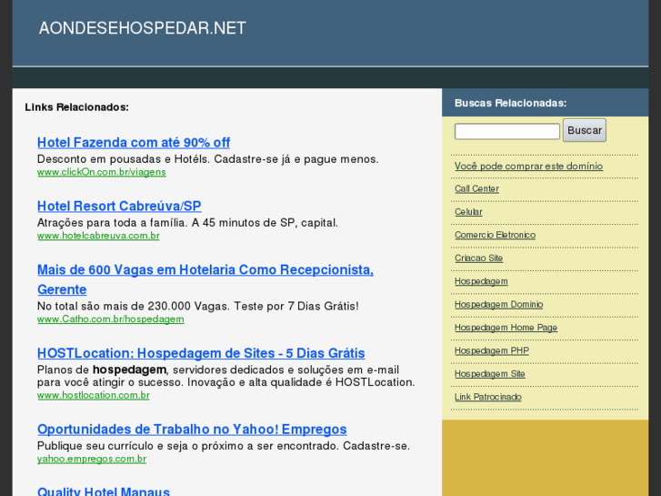 www.aondesehospedar.net