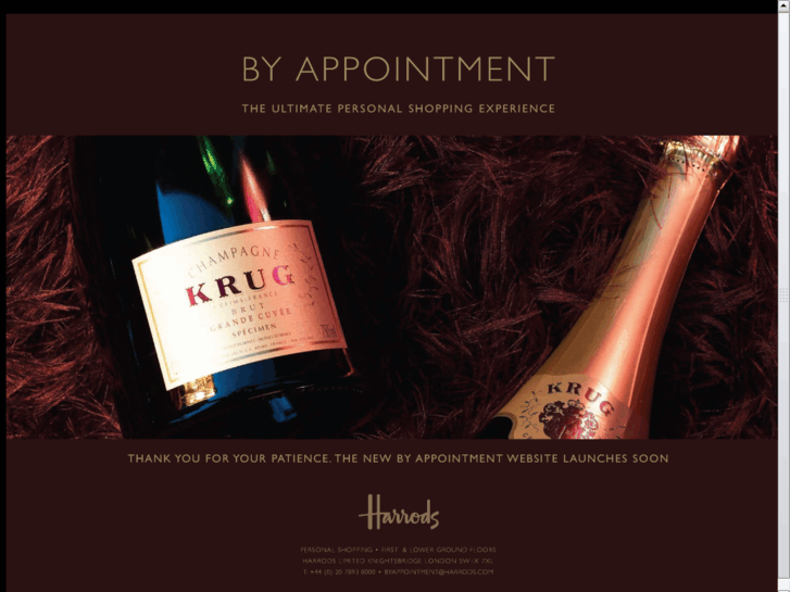 www.harrodsbyappointment.com