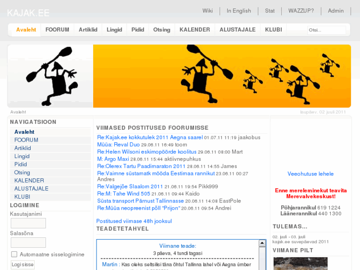 www.kajak.ee