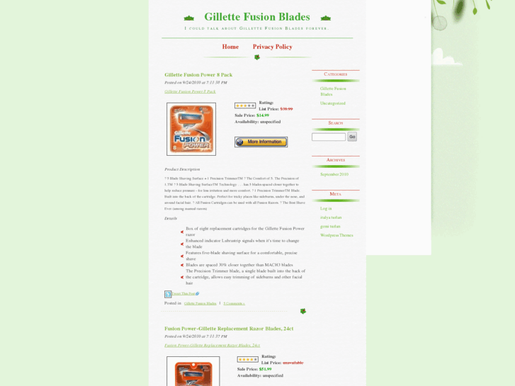 www.gillettefusionblades.org
