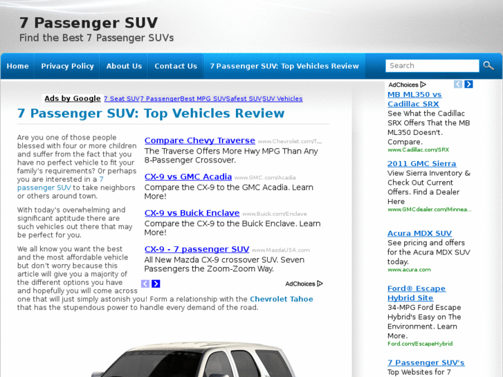 www.7passengersuvs.net