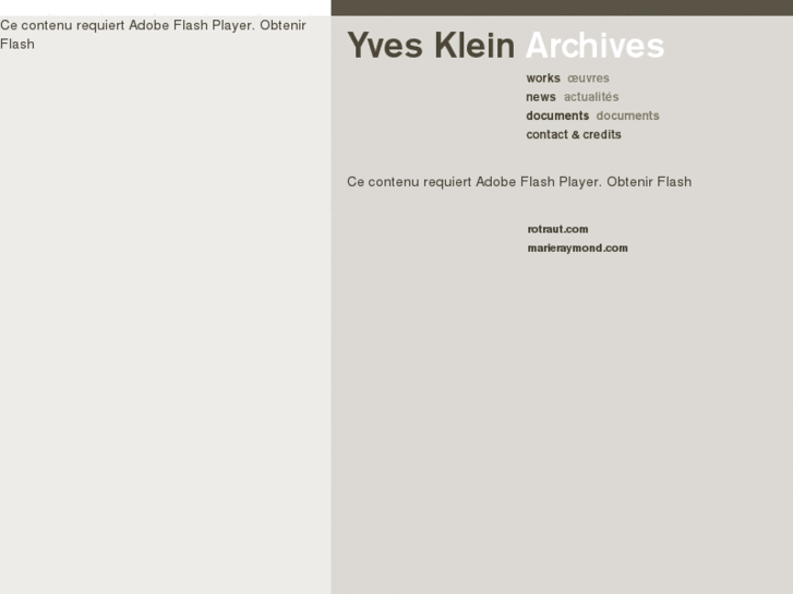 www.yveskleinarchives.org