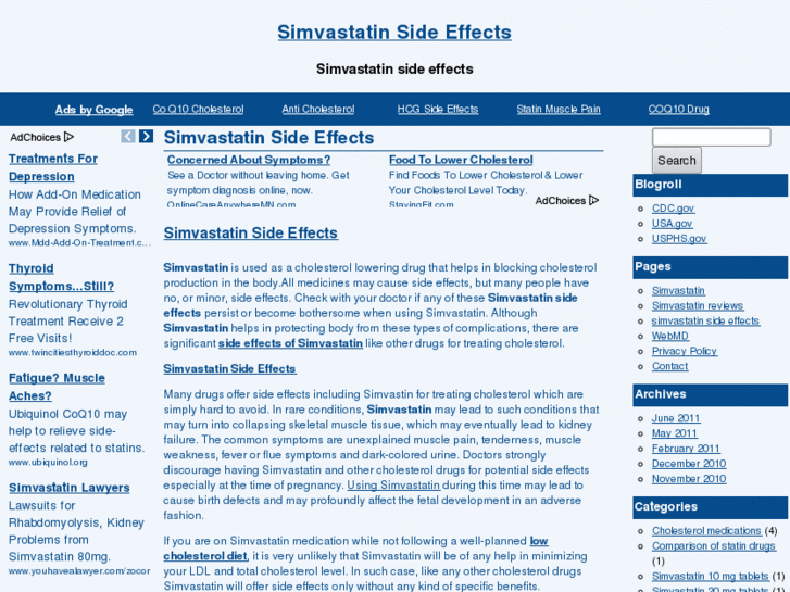 www.simvastatin-side-effects.com