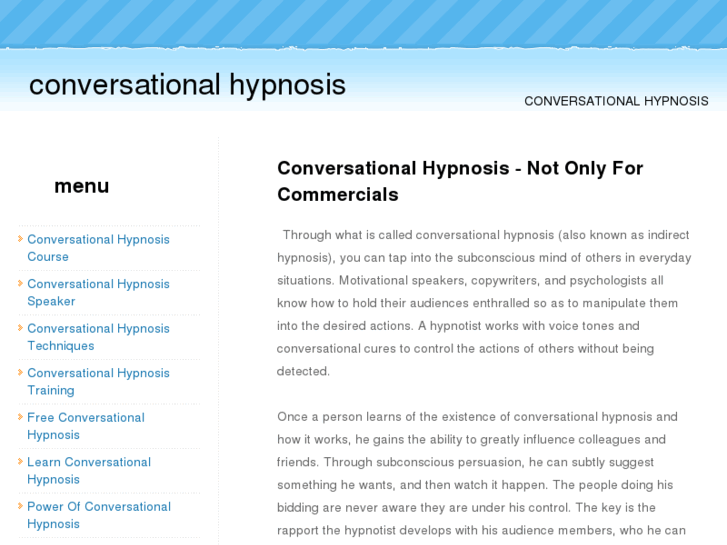 www.conversationalhypnosistraining.com