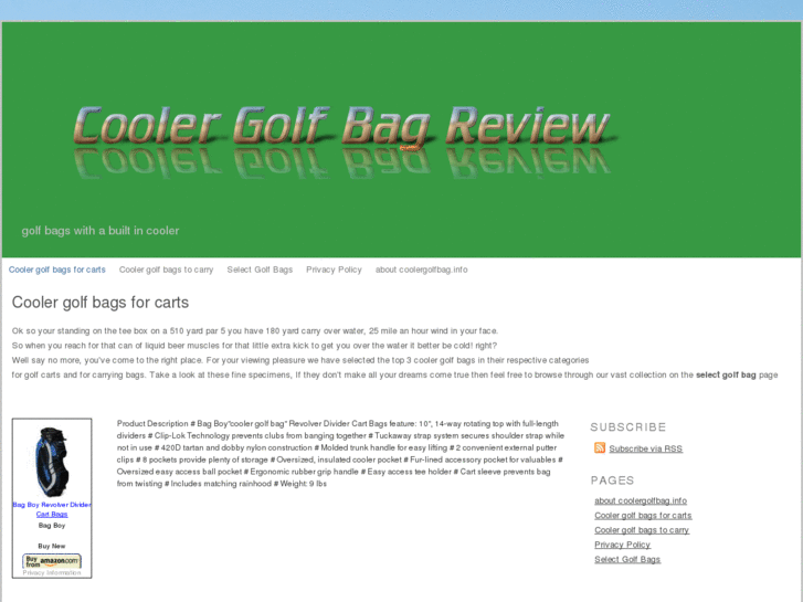 www.coolergolfbag.info
